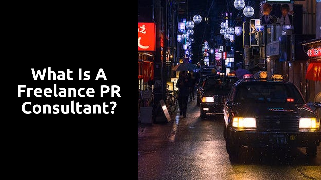 What Is a Freelance PR Consultant?