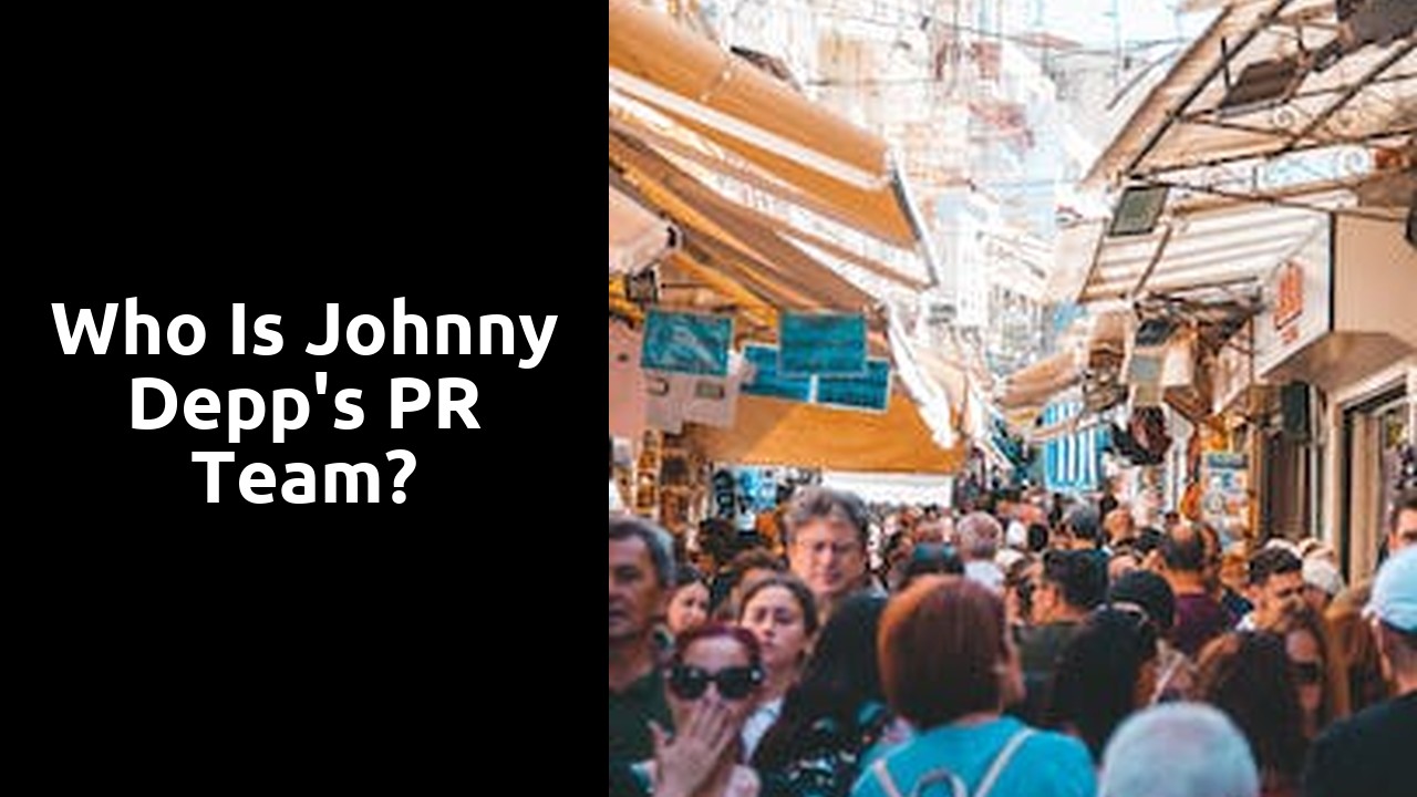 Who Is Johnny Depp’s PR Team?